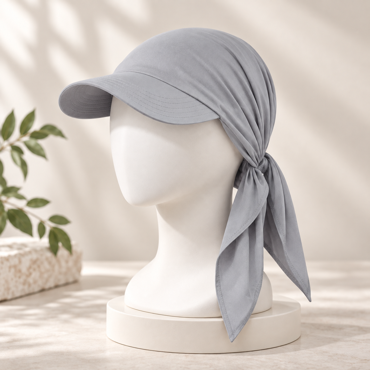 Classic Women Sunshade Turban Cap